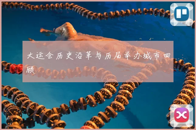 大运会历史沿革与历届举办城市回顾